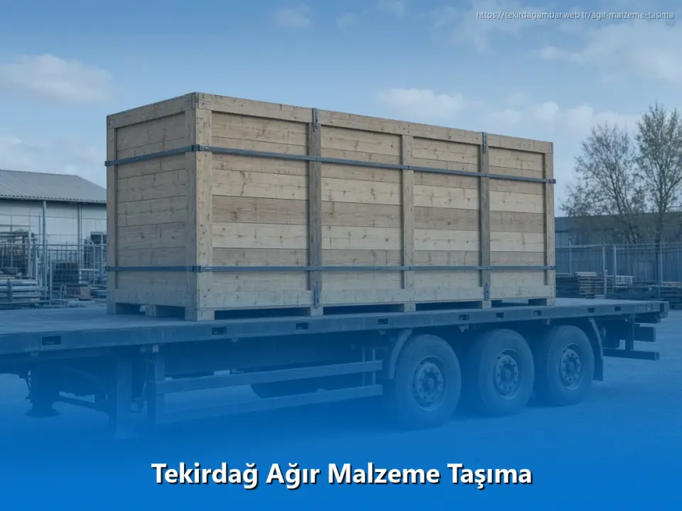 Tekirdağ Ağır Malzeme Taşıma