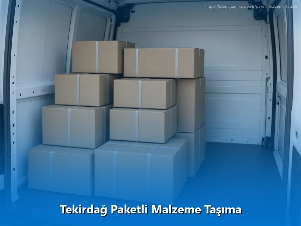 Tekirdağ Paketli Malzeme Taşıma
